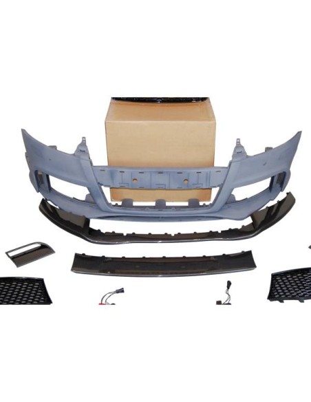 Paragolpes Delantero Audi TT 06-14 8J Look RS Spoiler Look Carbono