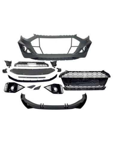 Paragolpes Delantero Audi A4 2020+ Look RS4 Spoiler