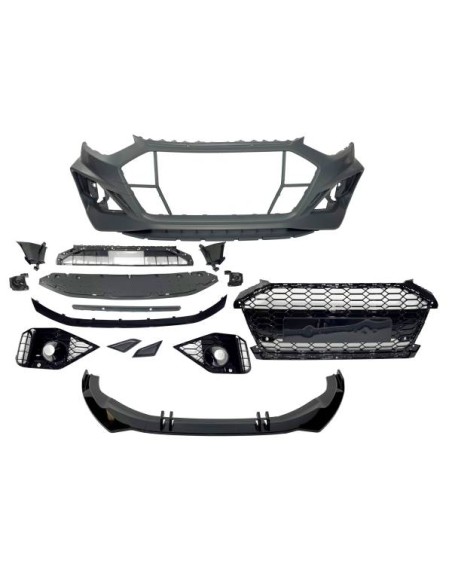 Paragolpes Delantero Audi A4 2020+ Look RS4 Spoiler