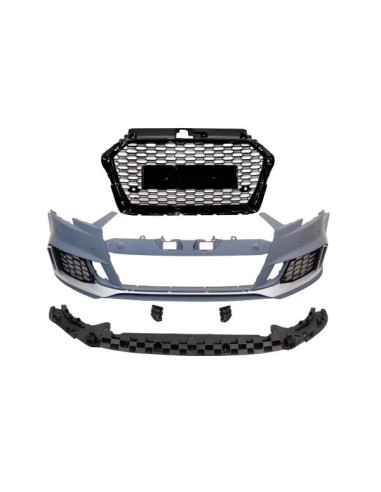 Paragolpes Delantero Audi A3 2016-2019 4 Puertas / Cabriolet Look RS3