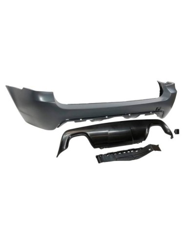 Paragolpes Trasero BMW E61 Look M 2 Salidas ABS