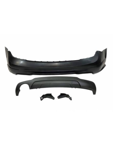 Paragolpes Trasero Mercedes W204 07-13 2-4P 1 Salida Look AMG ABS