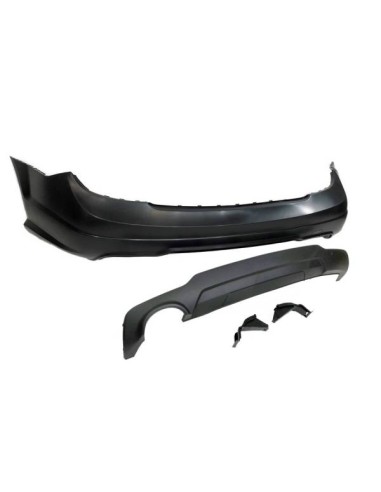 Paragolpes Trasero Mercedes W204 07-13 2-4P 1 Salida Look AMG ABS