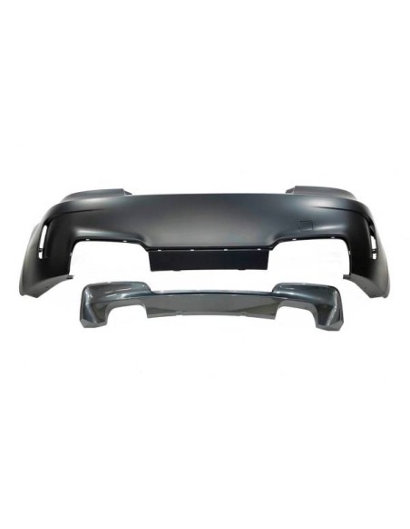 Paragolpes Trasero BMW E82 / E88  Look M1 07-11 Doble Salida
