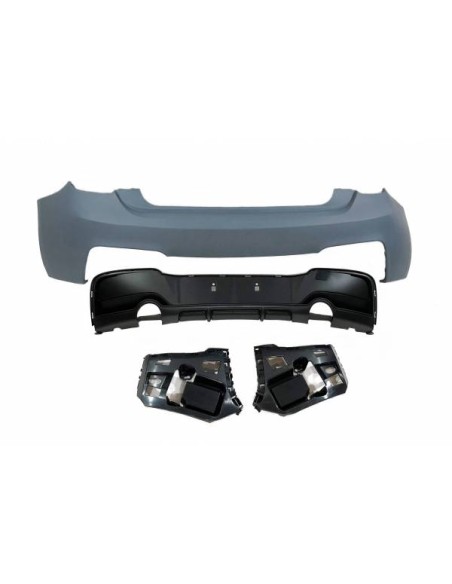 Paragolpes Trasero BMW F20 / F21 3-5P 12-14 Look M Performance 2 Salidas