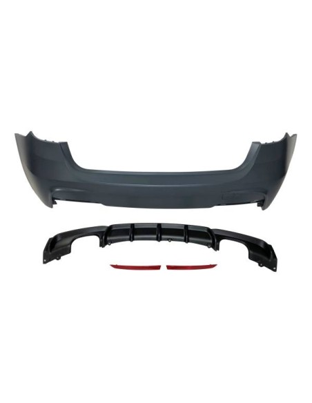 Paragolpes Trasero BMW F31 Look M Performance 2 Salidas doble