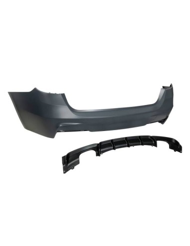Paragolpes Trasero BMW F31 Look M Performance 2 Salidas doble