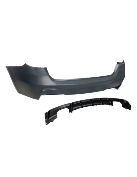 Paragolpes Trasero BMW F31 Look M Performance 2 Salidas doble