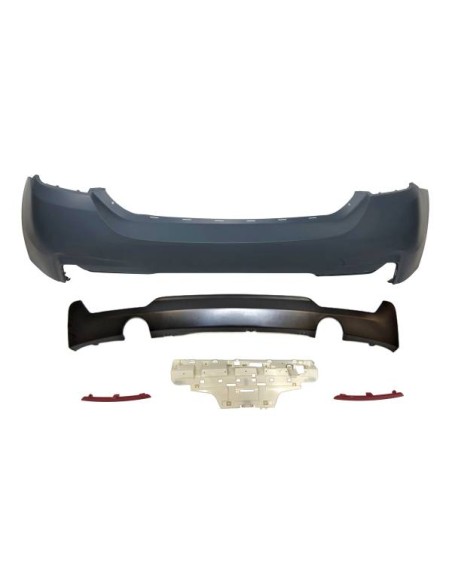 Paragolpes Trasero BMW F32 / F33 / F36 Look M-Tech Dos Salidas ABS
