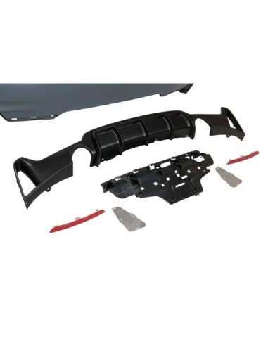Paragolpes Trasero BMW F32 / F33 / F36 Look M Performance 2 Salidas simples