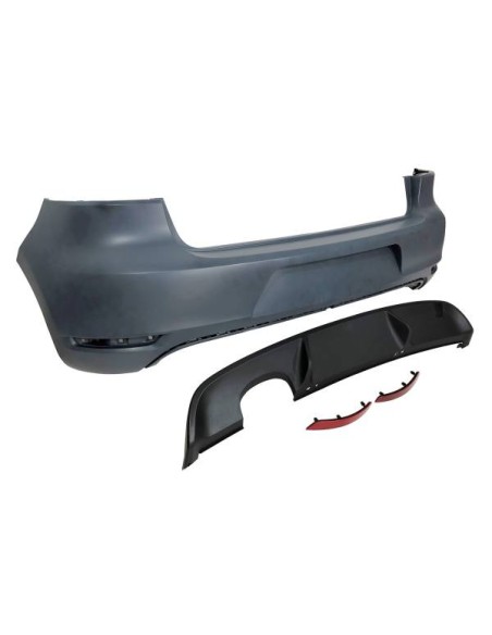 Paragolpes Trasero Volkswagen Golf 6 Look GTI 1 Salida ABS