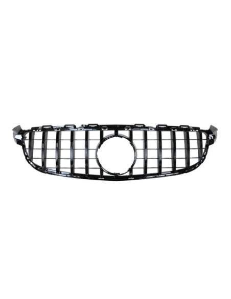 Parrilla Mercedes W205 C63 Look GT Negro Brillante