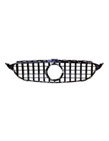 Parrilla Mercedes W205 2014-2018 Look GTR Black