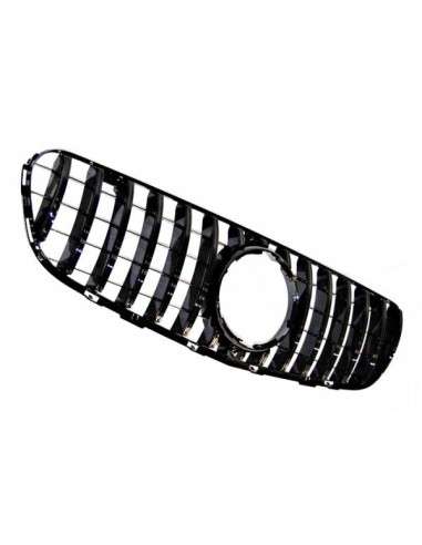 Parrilla Mercedes GLC X253 2015-2019 Look GT Negro Brillante