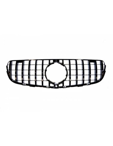 Parrilla Mercedes GLC X253 2015-2019 Look GT Negro Brillante