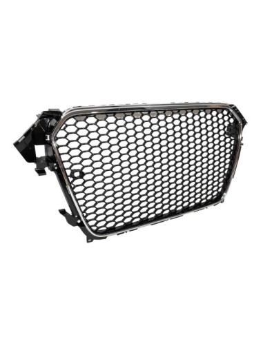 Parrilla Audi A4 2013-2016 Look RS Black chromed
