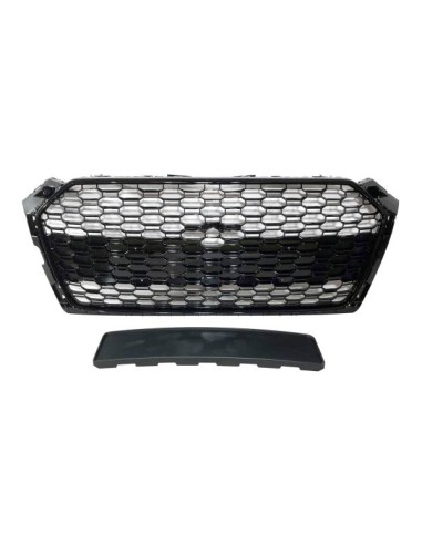 Parrilla Audi A5 18-20 Look RS5 Negro brillante Cámara