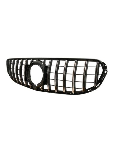 Parrilla Mercedes GLC X253 2020+ Look GT Chrome Negro Brillante