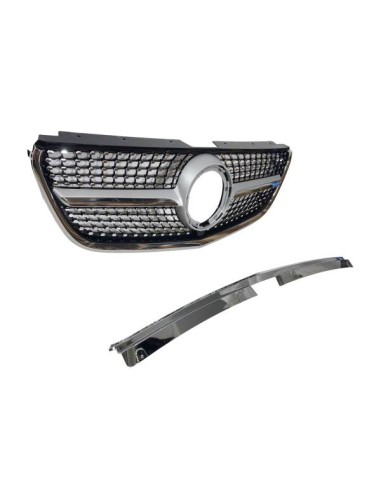 Parrilla Mercedes Vito W447 2022+ Look Diamond