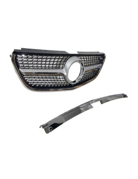 Parrilla Mercedes Vito W447 2022+ Look Diamond