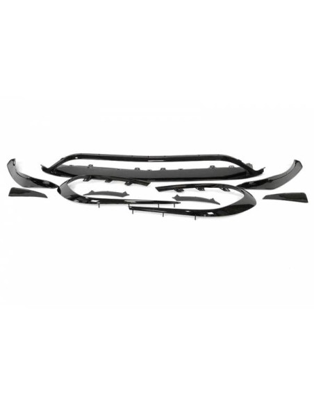 Spoiler Delantero Mercedes W117 Facelift 2017+ Look AMG A45 Negro Brillante