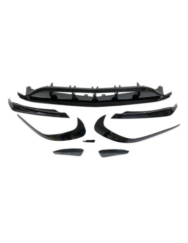 Spoiler Delantero Mercedes W176 16-18 Look AMG A45 Negro Brillante