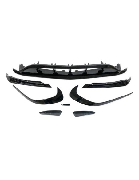 Spoiler Delantero Mercedes W176 16-18 Look AMG A45 Negro Brillante