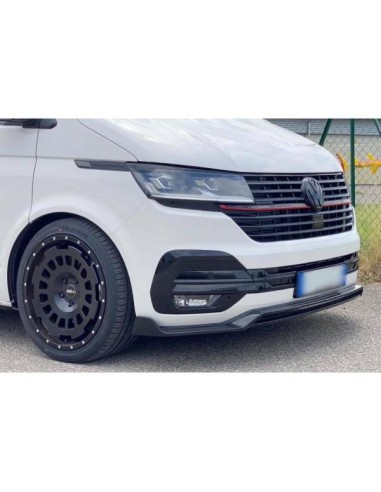 Spoiler Delantero Volkswagen T6.1 2019-2021 Negro Brillante