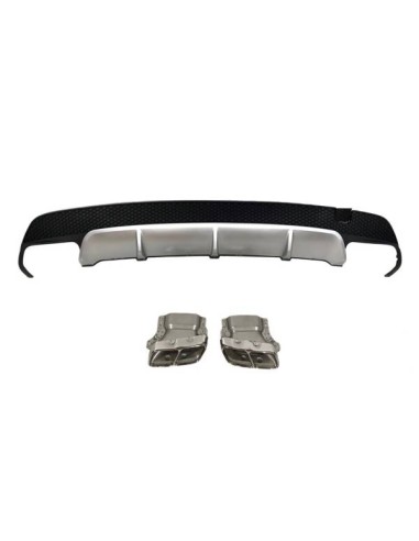 Difusor Trasero Mercedes CLA W117 2013-2018 4P/SW Look A45 ABS