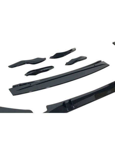 Spoiler Delantero Audi A6 2016-2018 look RS6  Negro Brillante