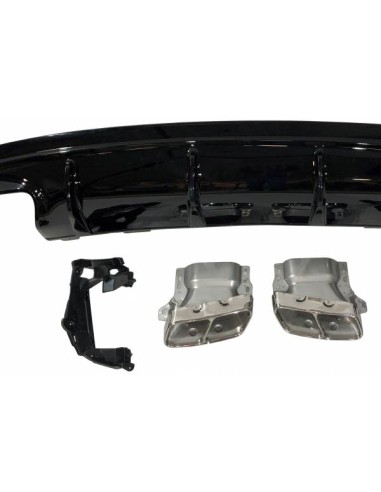Difusor Trasero Mercedes CLA W117 2013-2015 4D/SW Style Facelift look A45