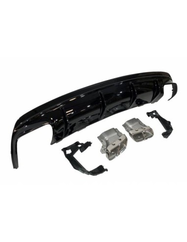 Difusor Trasero Mercedes CLA W117 2013-2015 4D/SW Style Facelift look A45
