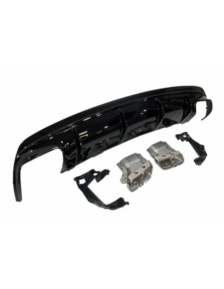 Difusor Trasero Mercedes CLA W117 2013-2015 4D/SW Style Facelift look A45