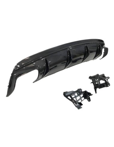 Difusor Trasero Mercedes CLA W117 16-18 4P/SW Look A45 Carbono