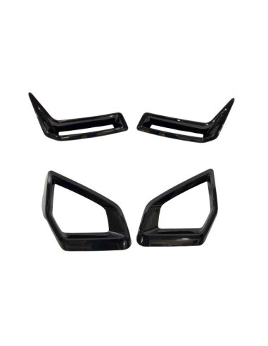 Splitters Delanteros BMW G05 X5 / G18 LCI Negro brillante