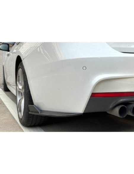 Punteras traseras BMW F30 2013-2019 Look M-Tech Negro Brillo