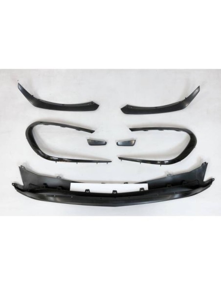 Difusor Trasero Mercedes W118 CLA Look A35 Negro Brillo