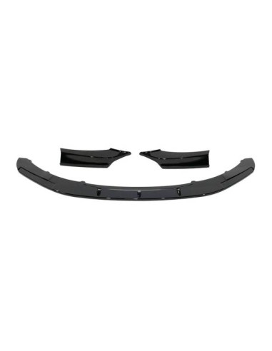 Spoiler Delantero BMW F20 / F21 12-14 Look M Performance Negro Brillo