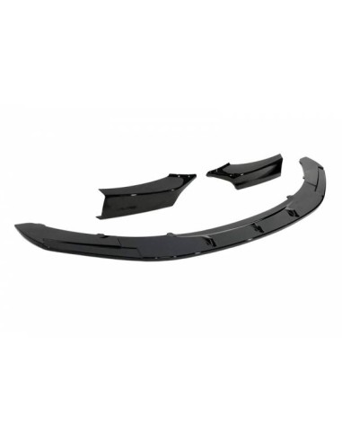 Spoiler Delantero BMW F20 / F21 12-14 Look M Performance Negro Brillo