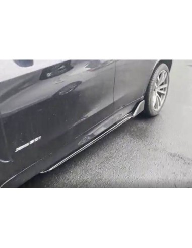 Difusor Taloneras BMW X5 F15 Look M-Performance Negro Brillante