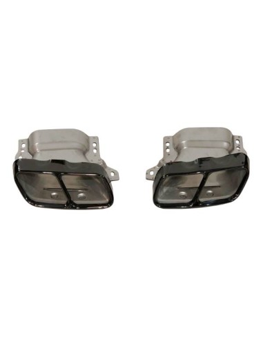 Cola De Escape Mercedes W176/W117 look A45 Black