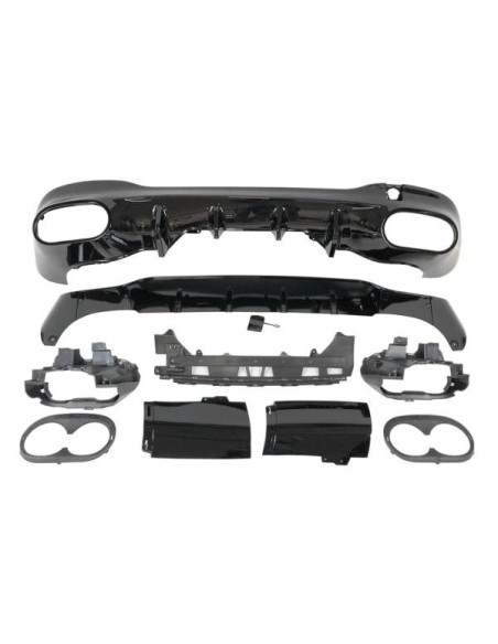 Spoiler Delantero BMW F80 Look M3/ F82 / F83 Look M4 Look Clubsport  Negro brillo