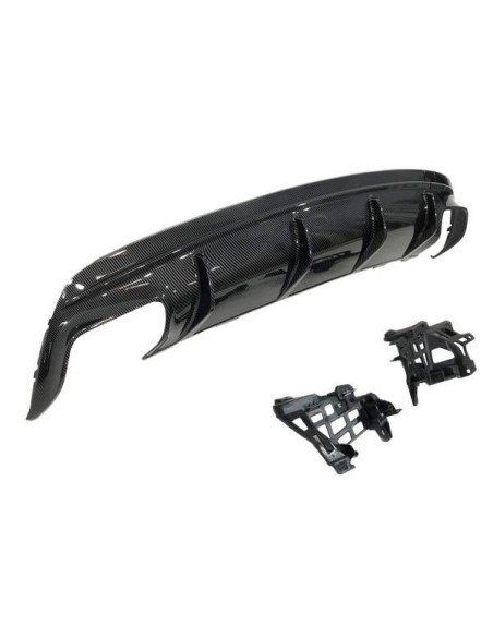 Spoiler Delantero Volkswagen Scirocco R20 2015+ Negro Brillante