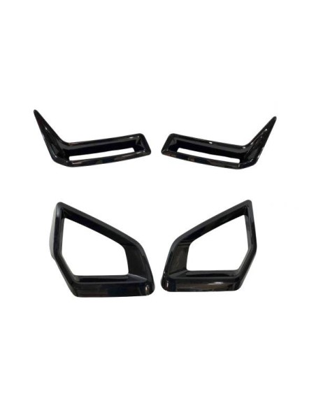 Spoiler Delantero BMW F20 / F21 12-14 Look M Performance Negro Brillo