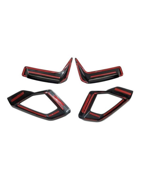 Spoiler Delantero BMW F20 / F21 12-14 Look M Performance Negro Brillo