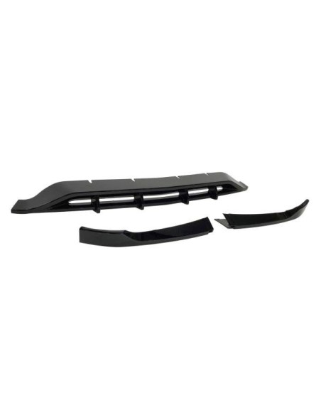 Spoiler Delantero Volkswagen Golf 7 / 7.5 GTI Look TCR Negro Brillante