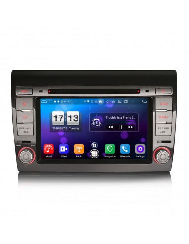 Pantalla Android Fiat Bravo PX5 DSP CarPlay & Auto GPS 4G DAB+ BT WiFi