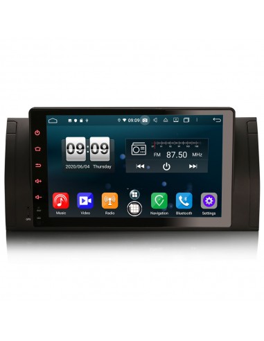 Pantalla Android BMW SERIE 5 E39 E53 PX5 DSP CarPlay & Auto GPS 4G DAB+ WiFi 