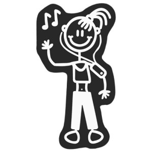 ADHESIVO FAMILIA NIÑA...