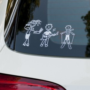 ADHESIVO FAMILIA MUJER...